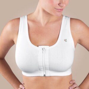 Yesmina-Z Front Zippered Cotton Medical/Sports Bra - Stage 1