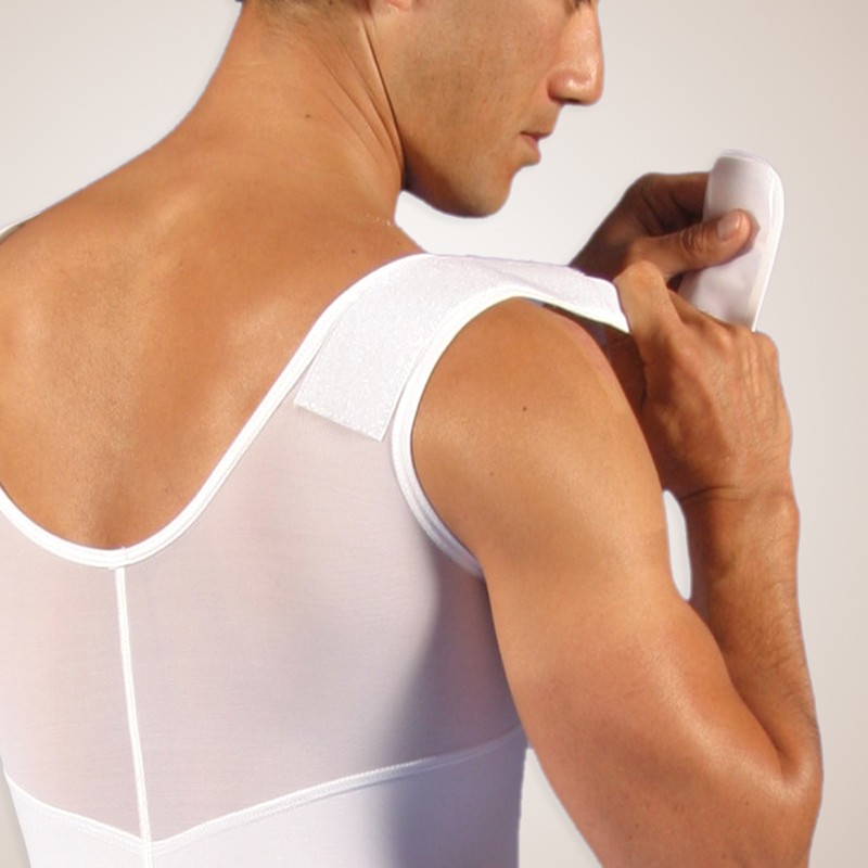 Design Veronique Male Zippered Compression Vest with Arms #642 -  Nightingale Medical Supplies