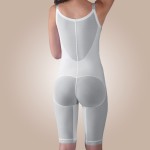 Above-Knee Molded Buttocks High-Back Girdle, Zippered