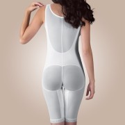 Above-Knee Molded Buttocks High-Back Girdle with Bra, Zippered